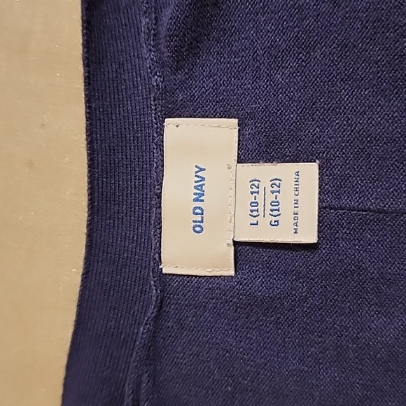 Old Navy Girl's Black Open Front Cardigan - Picture 8 of 9